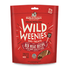 Stella & Chewy's Wild Weenies - Red Meat Recipe (with Beef, Goat, Lamb)  凍乾香腸小食-紅肉配方 3.25oz X8